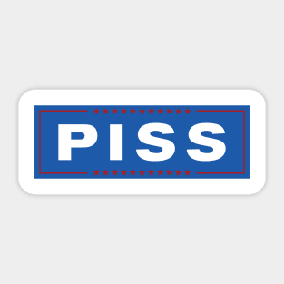 Piss Sticker